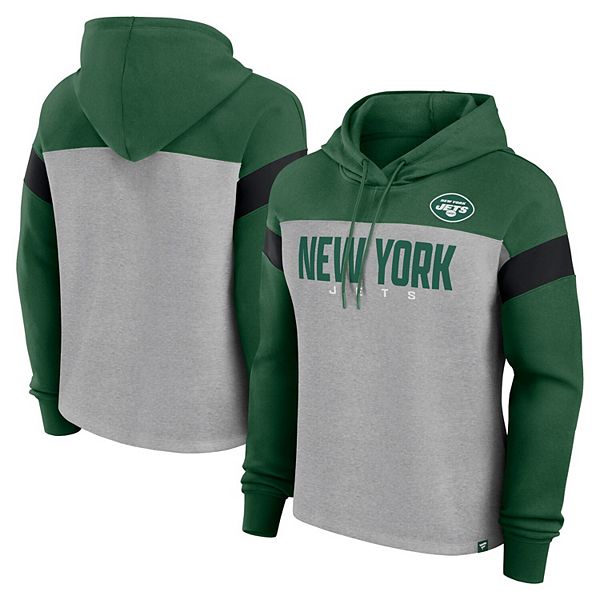 

Толстовка с капюшоном New York Jets Bold Play Call, женская, цвет heather gray/green Fanatics, Зеленый, Толстовка с капюшоном New York Jets Bold Play Call, женская, цвет heather gray/green Fanatics