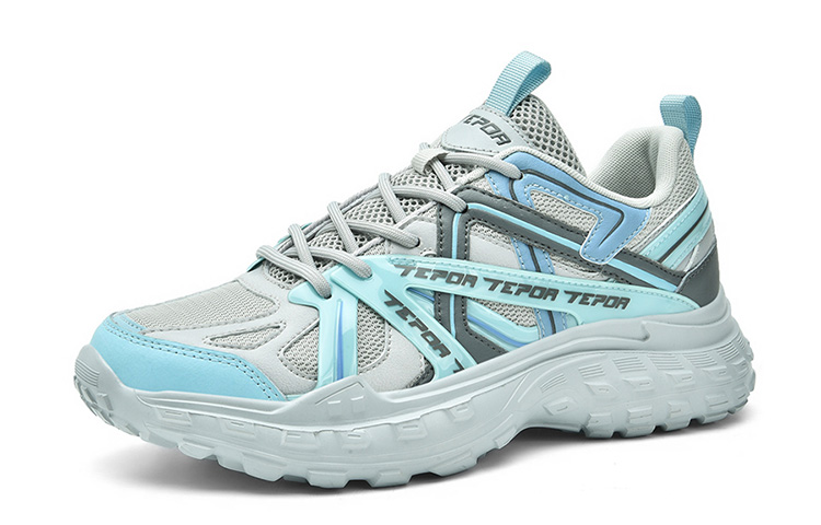 

TEPOR Скай Ран 61 Лоу Топ Чанки Кроссовки Унисекс — Серо-голубые, цвет Gray Blue