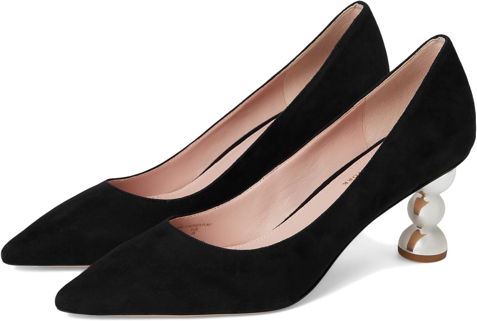 Туфли Kate Spade New York Charmer Pumps, цвет Black/Silver