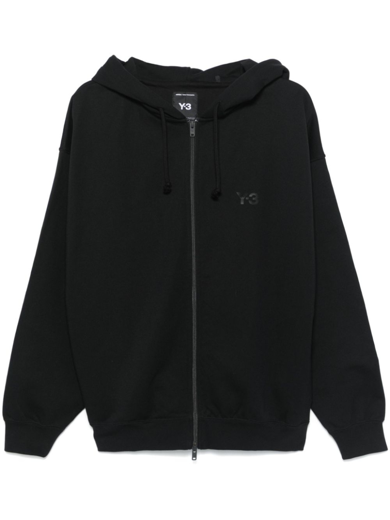 

Y-3 худи на молнии, черный
