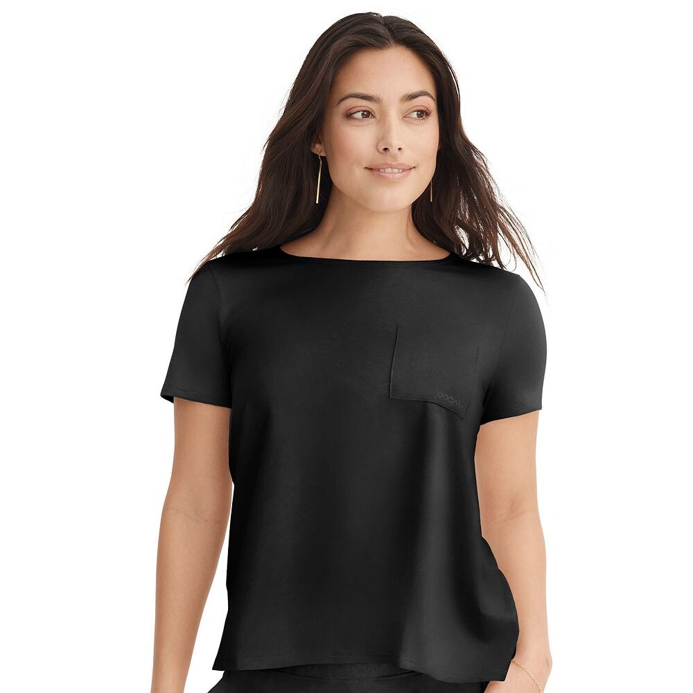 

Женская пижамная футболка Jockey Soft Touch Luxe Swing, черный