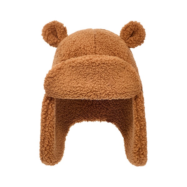 

UGG Полиэстеровая фланелевая унисекс-шапка коричневая, Brown