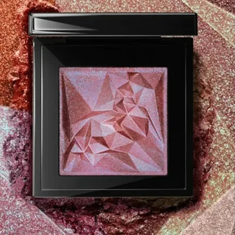 Shu Uemura Тени для век монохромные 2025 осень, улучшающие цвет, безопасные для кожи, легко растушевываются, натуральные, #Citrine Veil Fragmented Shadows Gold+Pink Pearl — фото 4