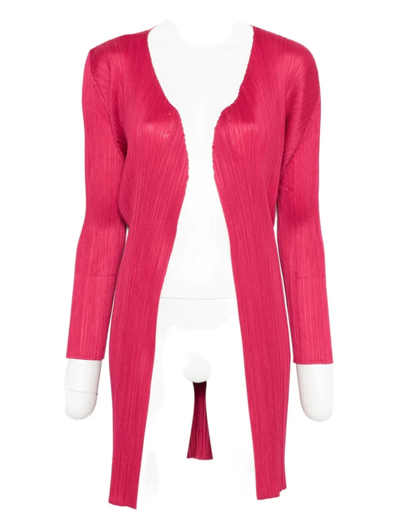

Pleats Please Issey Miyake плиссированный кардиган, розовый