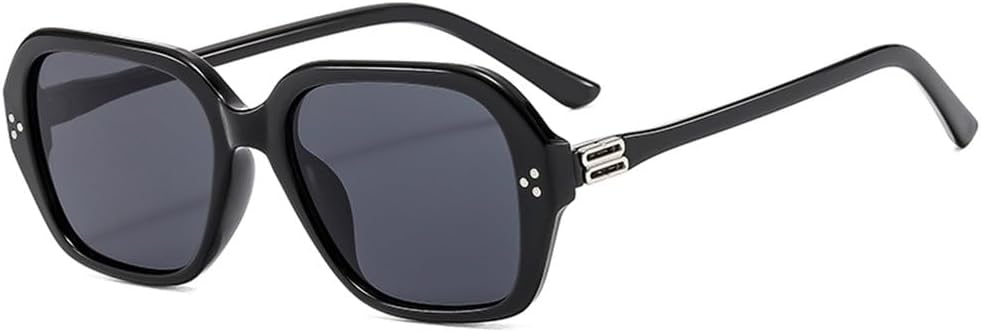 

Солнцезащитные очки в маленькой оправе, модель «рисовый гвоздик», женские, мужские, ретро, ​​с защитой от УФ-излучения UV400, классический дизайн, универсальные, модные TYUVIVO, Black