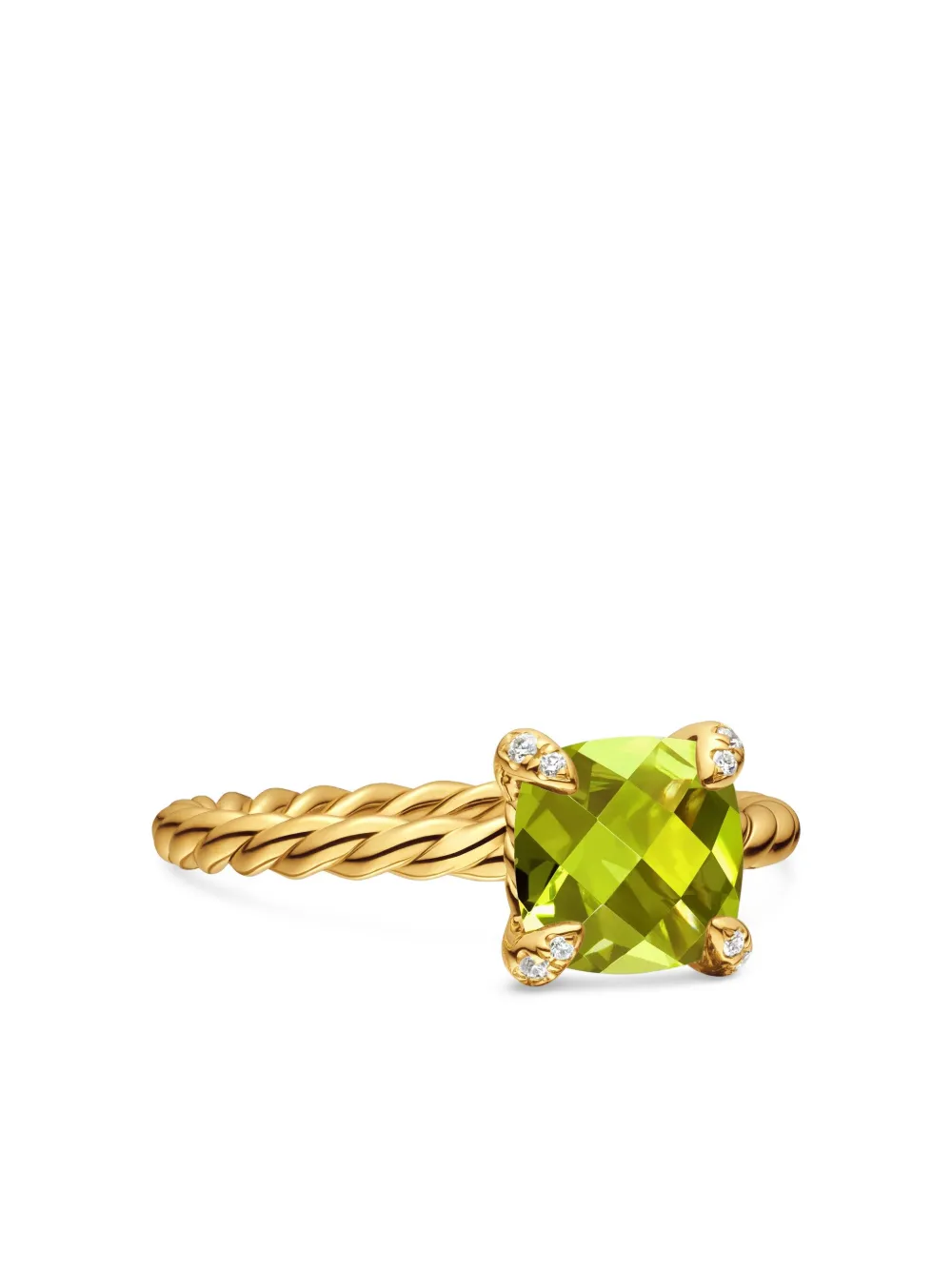 

Кольцо Chatelaine из желтого золота с перидотом David Yurman, золотой