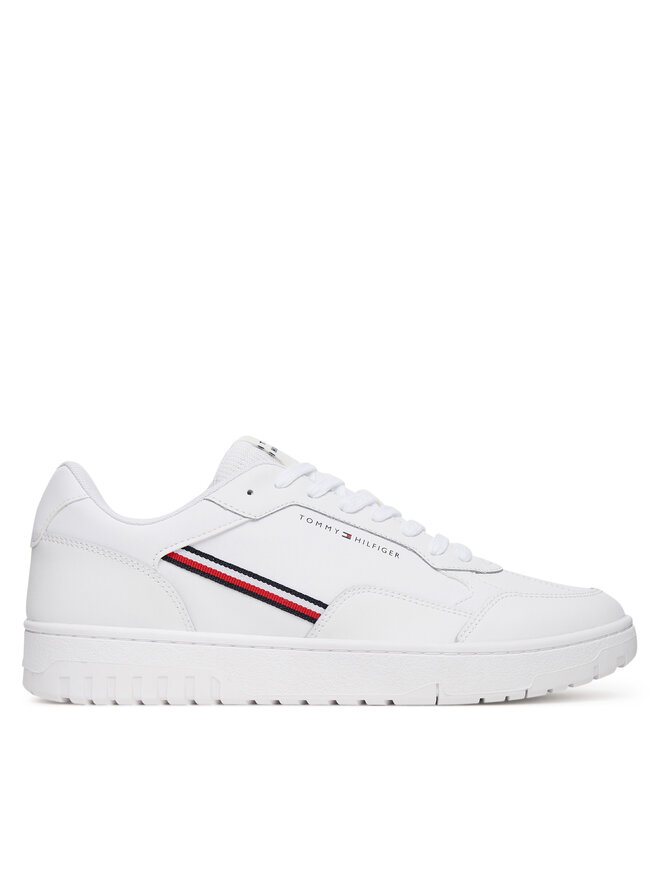 

Кроссовки Th Basket Core Stripes FM0FM05631 Tommy Hilfiger, белый