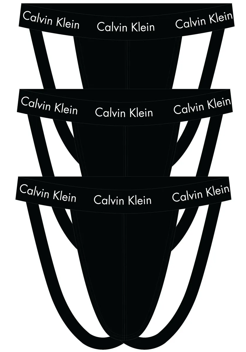 

Стринги для нижнего белья Calvin Klein "JOCK STRAP 3PK" (3 шт. в упаковке), с эластичным поясом с логотипом Calvin Klein Calvin Klein Underwear, черный