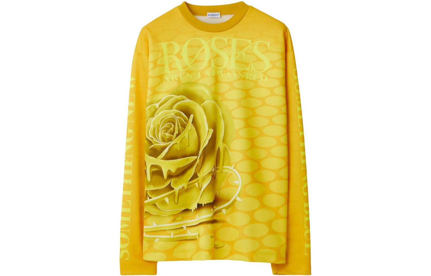 

Футболка Rose Jersey «Груша» Burberry, желтый