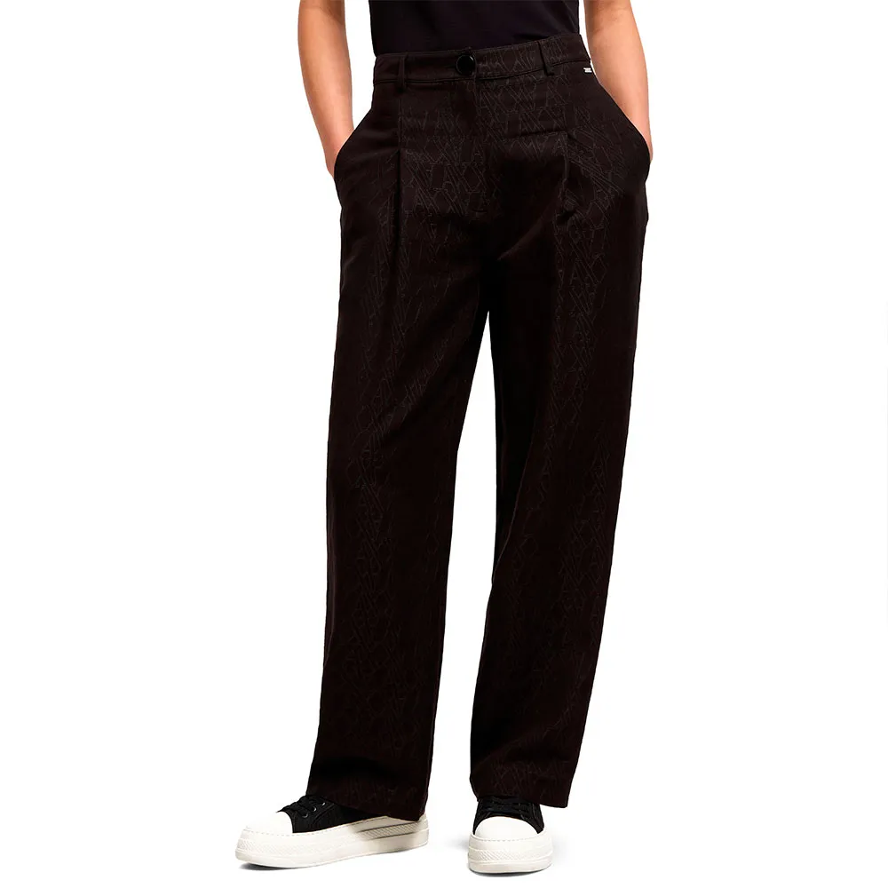

Брюки с высокой талией Armani Exchange XW000564_AF12058, черный