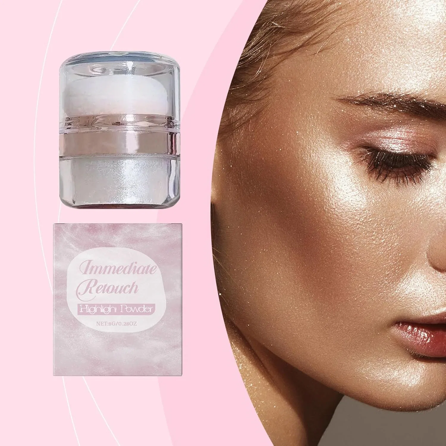 Хайлайтер для лица и тела Laminizer Body Glitter Shi ммer Powder, 0.05 кг — фото 3