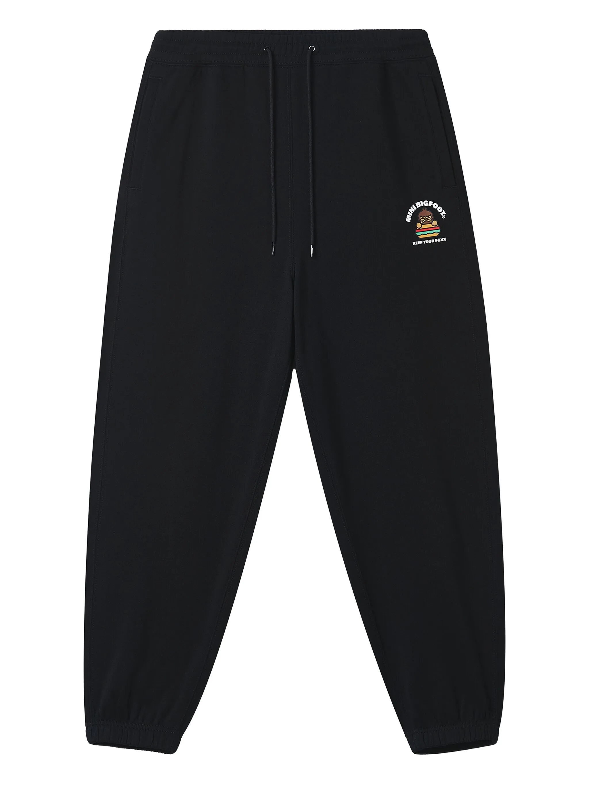

Спортивные брюки с вышитым логотипом Fingercroxx, черный