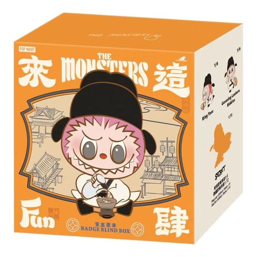 

Лабубу Pop Mart The Monsters Labubu Let's Have Fun Together Badge Sealed Case (1 Blind Box)