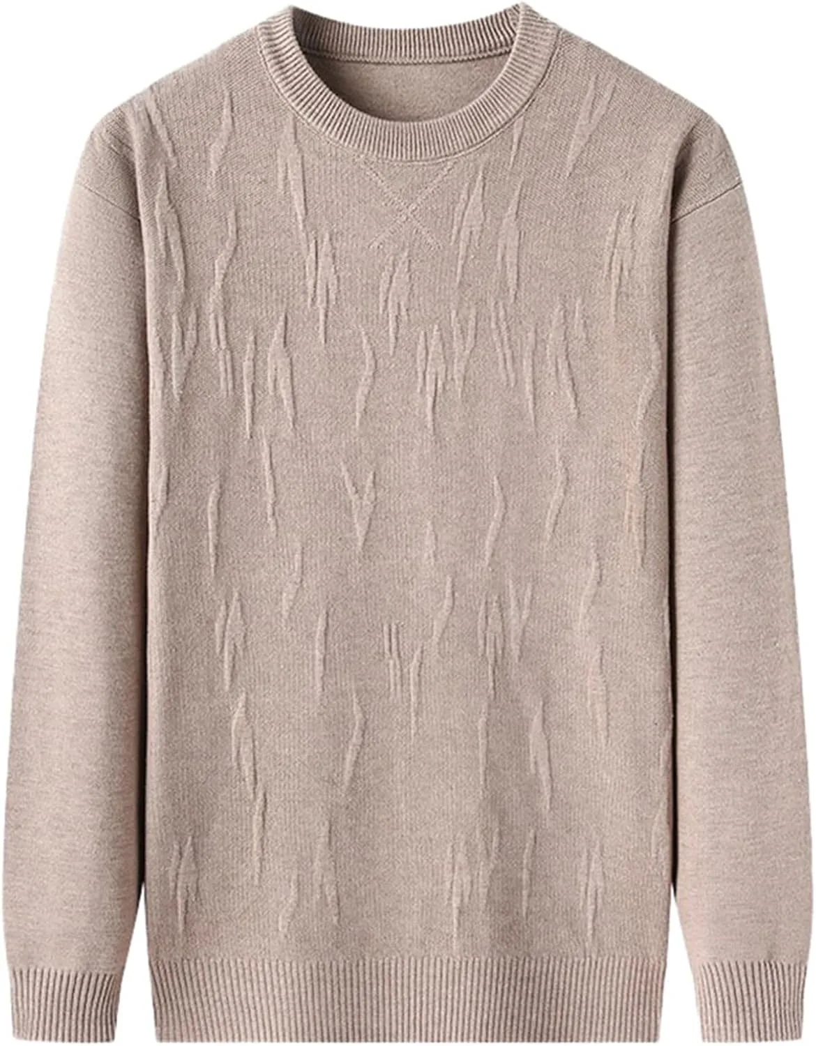 

Мужской свитер с длинным рукавом и круглым вырезом CXLCZNKG