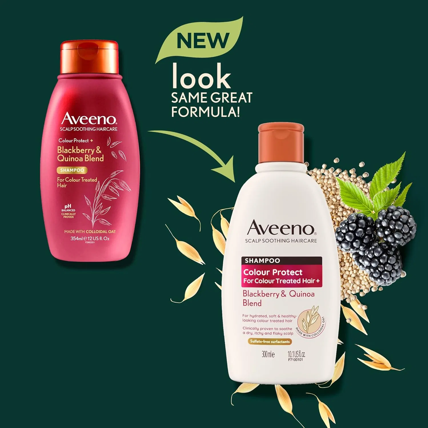 Успокаивающий шампунь для окрашенных волос «Colour Protect» от Aveeno — фото 3