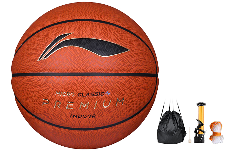 

Баскетбольный мяч PU Brick размер 7 для тренировок унисекс LINING