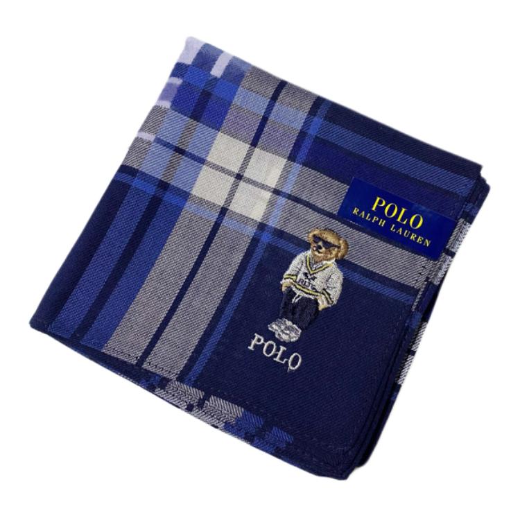 

Polo Ralph Lauren Шёлковый шарф унисекс голубой, Blue