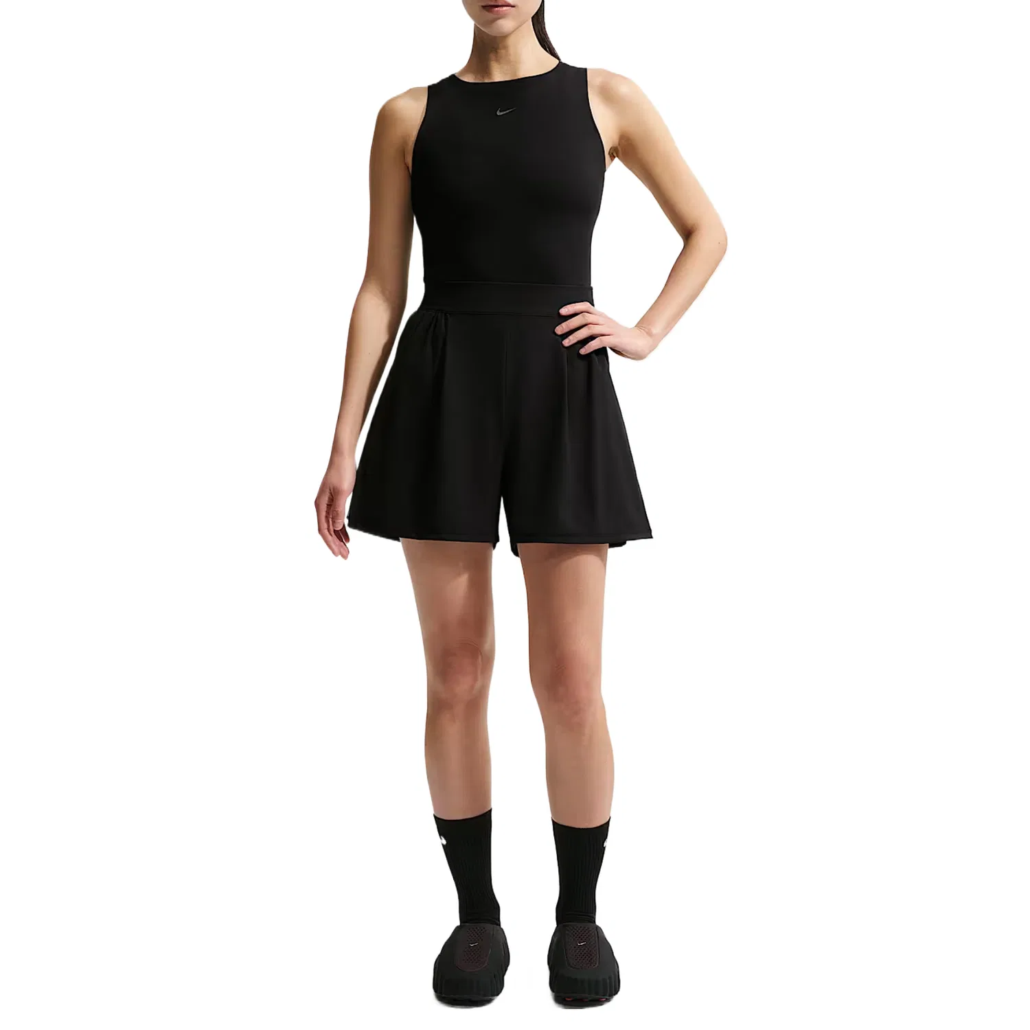 Шорты повседневные Dri Fit женские Nike, Black/Black/Dark Smoke Gray