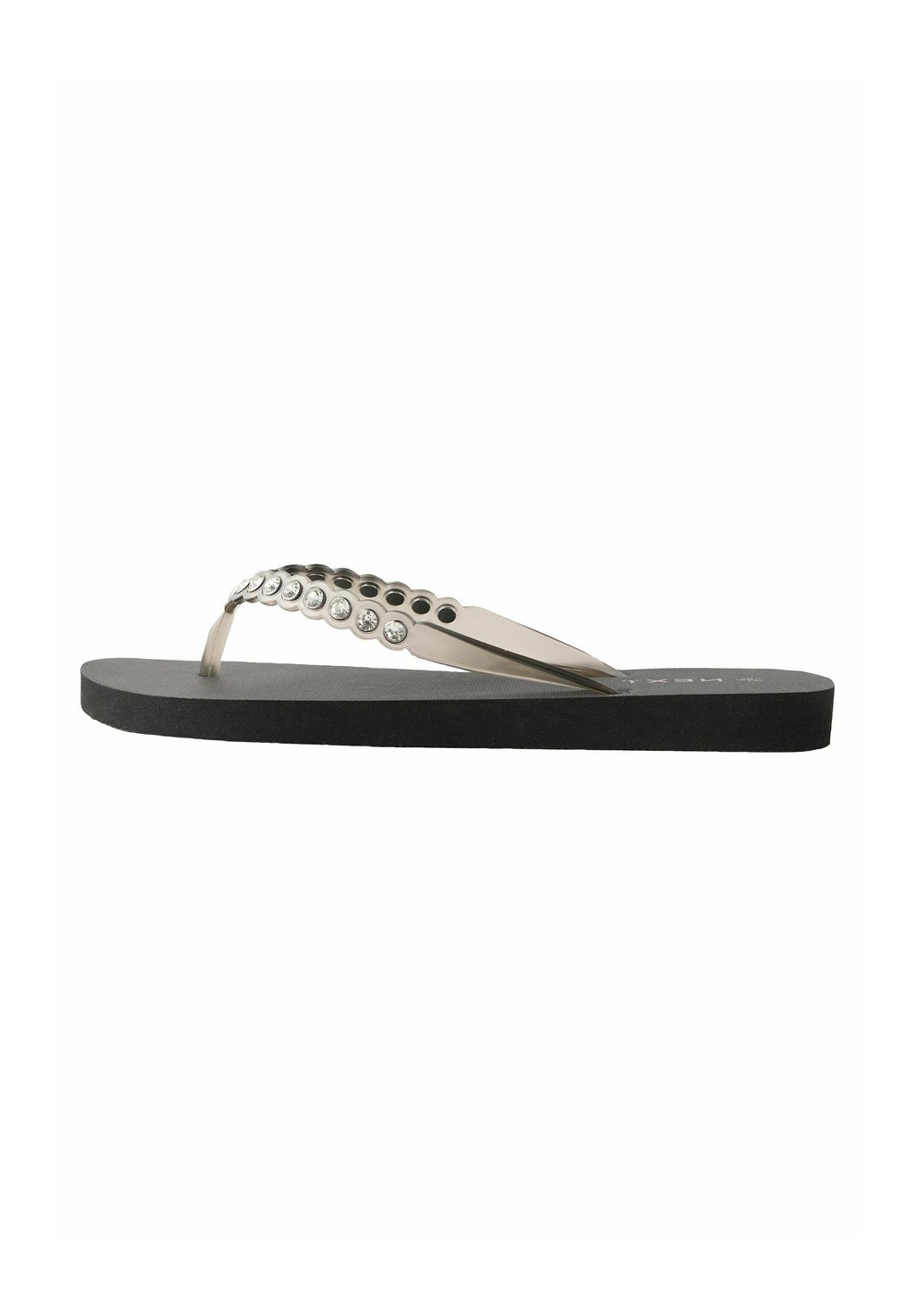 Сандалии с Т-образной застежкой REGULAR FIT - JEWELLED BEACH - Pool slides Next, черный