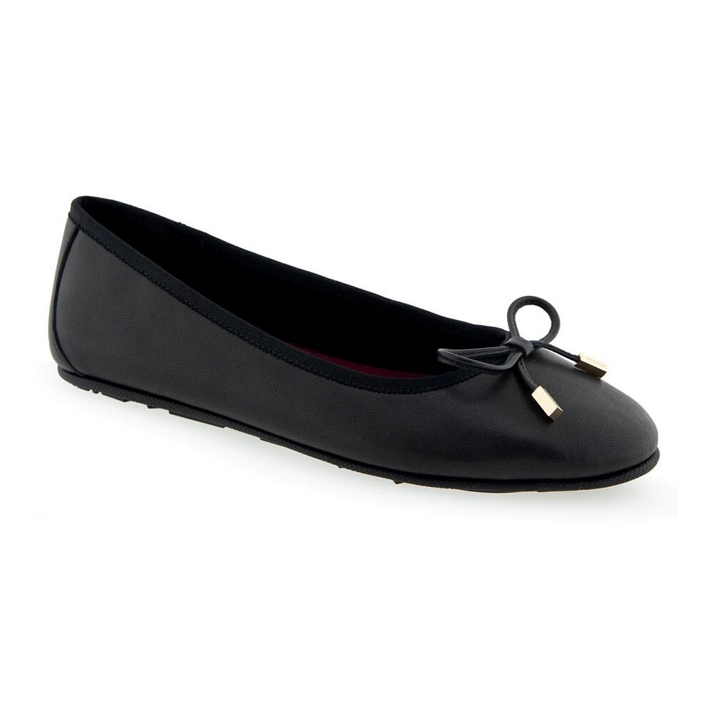 

Женские кожаные балетки Aerosoles Pia, цвет Black Leather