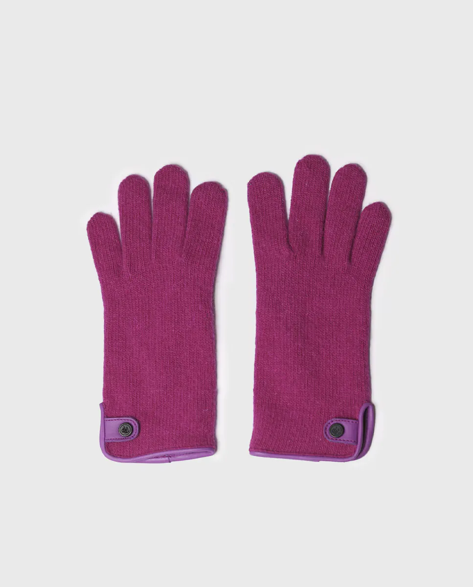 

Женские шерстяные перчатки однотонных цветов Toni Pons, цвет Fucsia