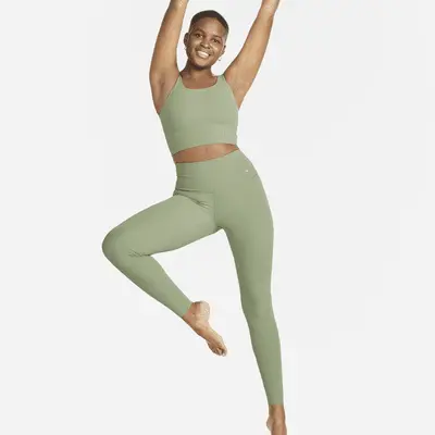 

Леггинсы Nike Zenvy, цвет Oil Green/Black
