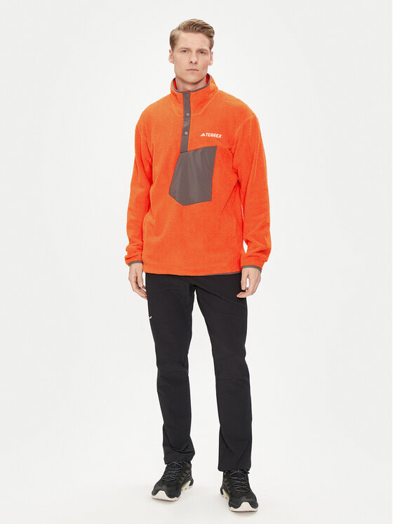 Флисовая куртка regular fit Terrex XPLORIC IM7424 Adidas, оранжевый — фото 2
