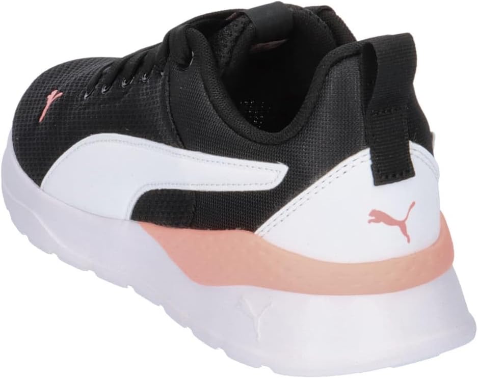 Кроссовки PUMA St Runner унисекс на застежке-липучке, белый/черный/персиковый — фото 4