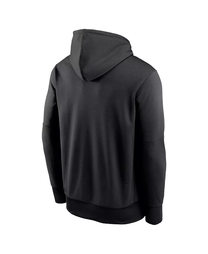 Мужская черная толстовка с капюшоном Jacksonville Jaguars Performance Pullover Nike — фото 3