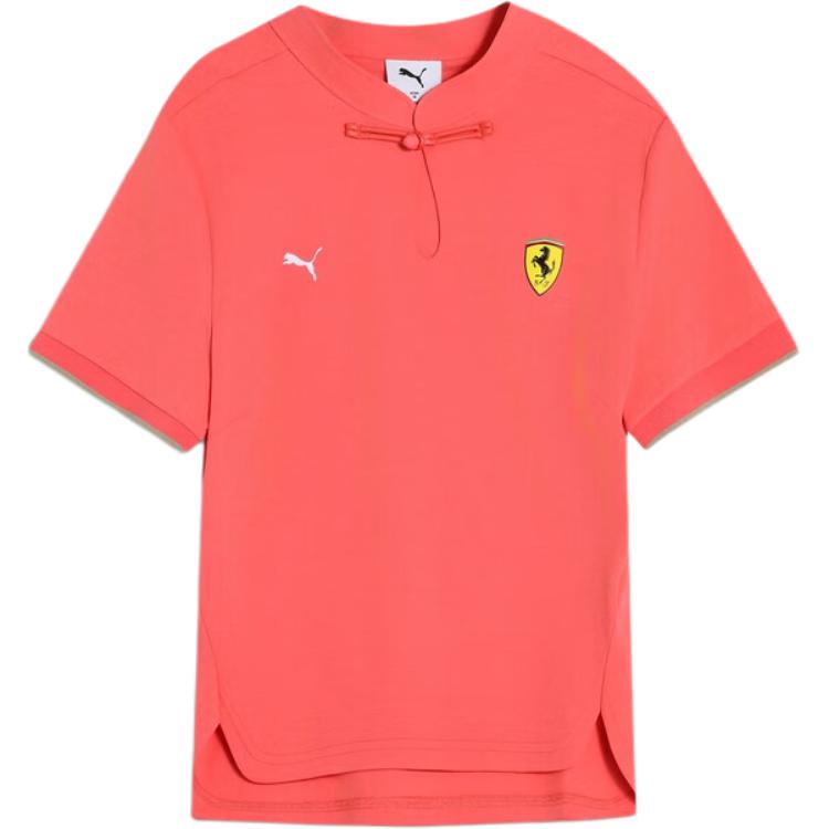 

PUMA Футболка Ferrari SS25 женская розовая, Розовый, PUMA Футболка Ferrari SS25 женская розовая