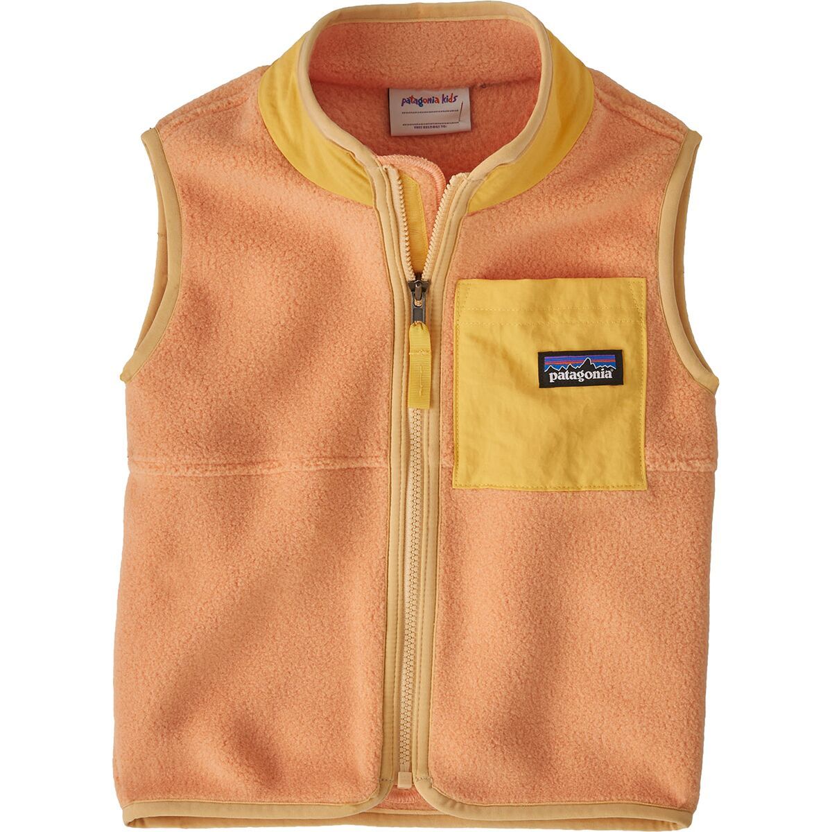

Синхронный жилет - для малышей Patagonia, цвет heirloom peach