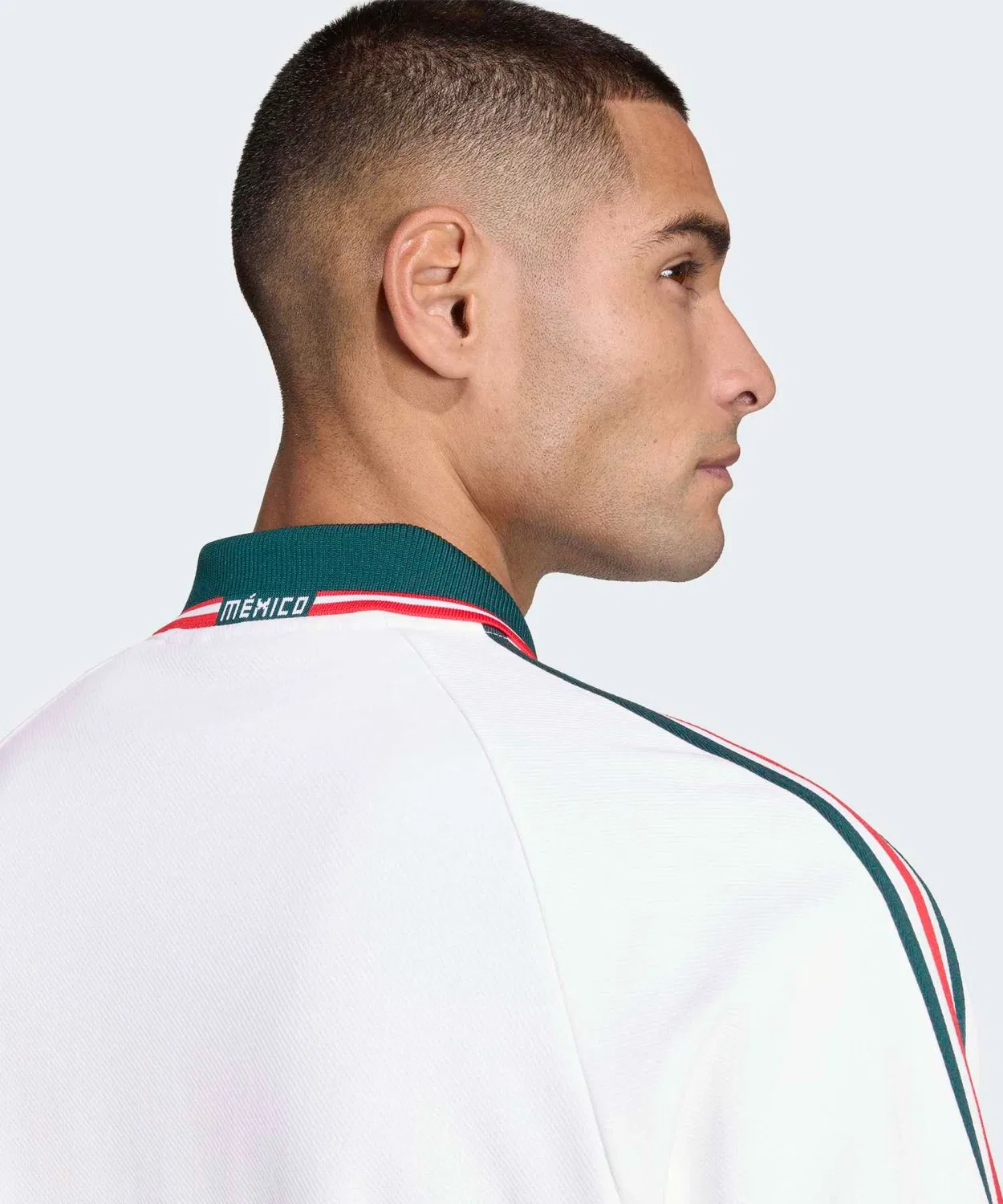 Куртка-антем сборной Мексики, выездная, Adidas, белая — фото 4