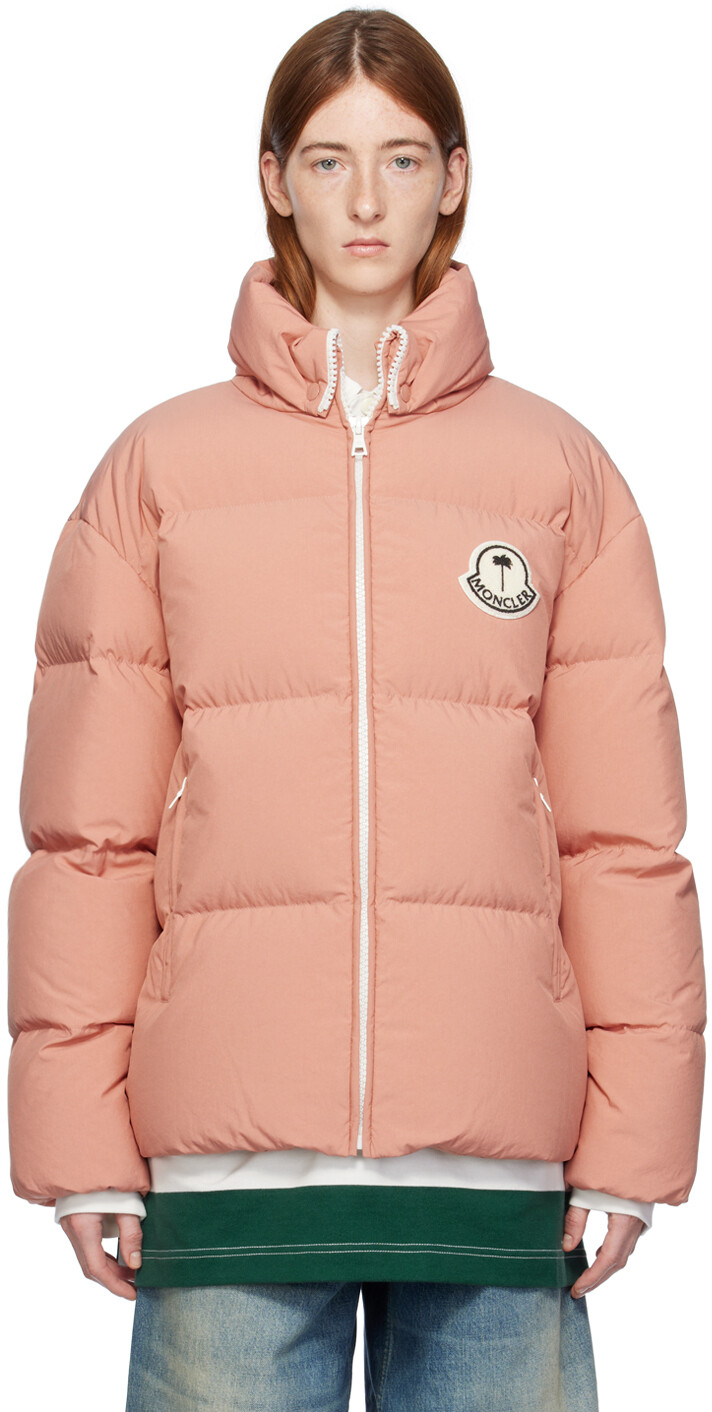 

Moncler x Palm AngelsRodmar Пуховик Розовый Moncler Genius