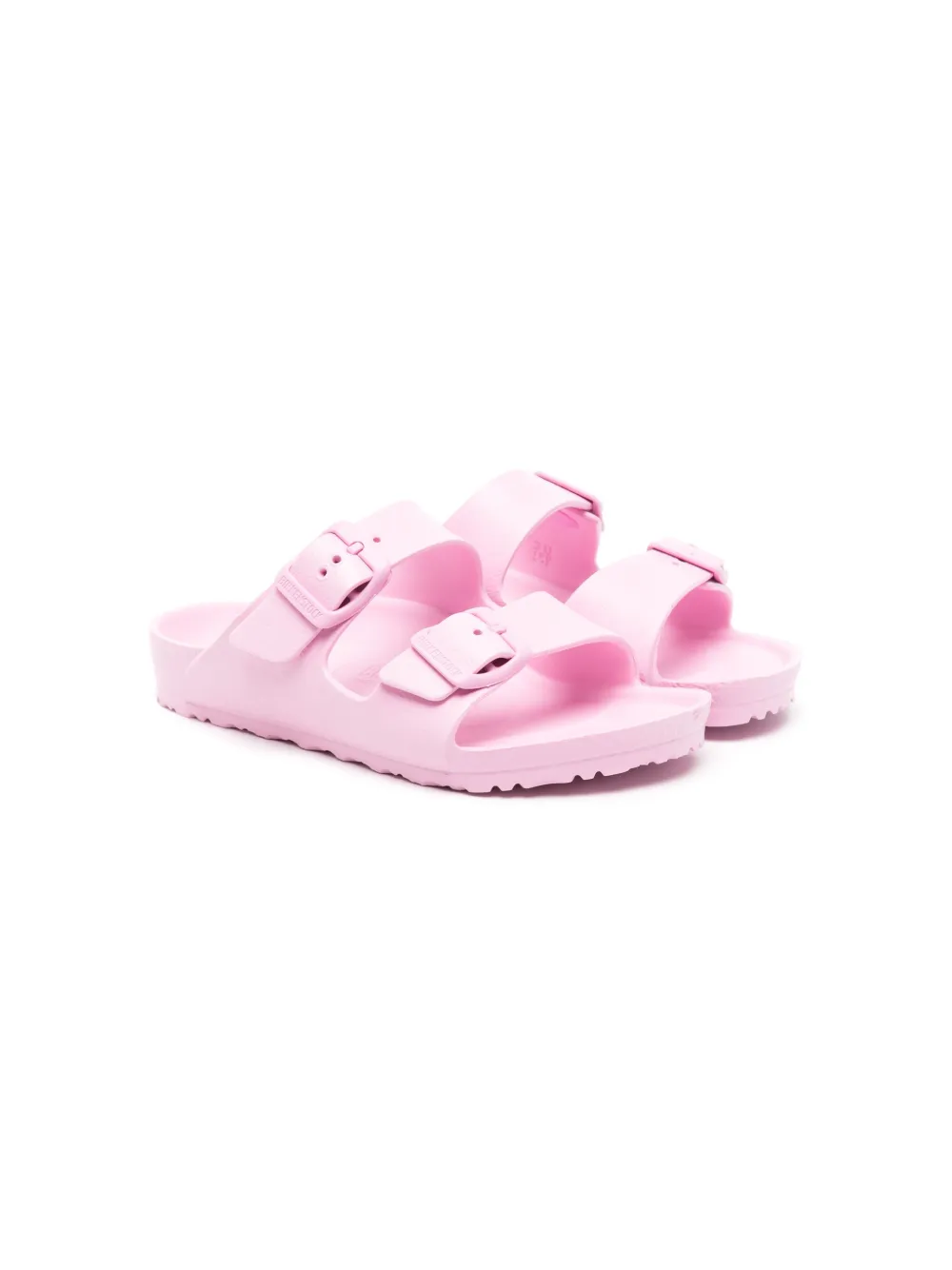 Сандалии Arizona с тисненым логотипом Birkenstock Kids, розовый