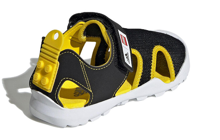 Lego X Captain Toey Детские сандалии Детские черные/желтые Adidas — фото 4