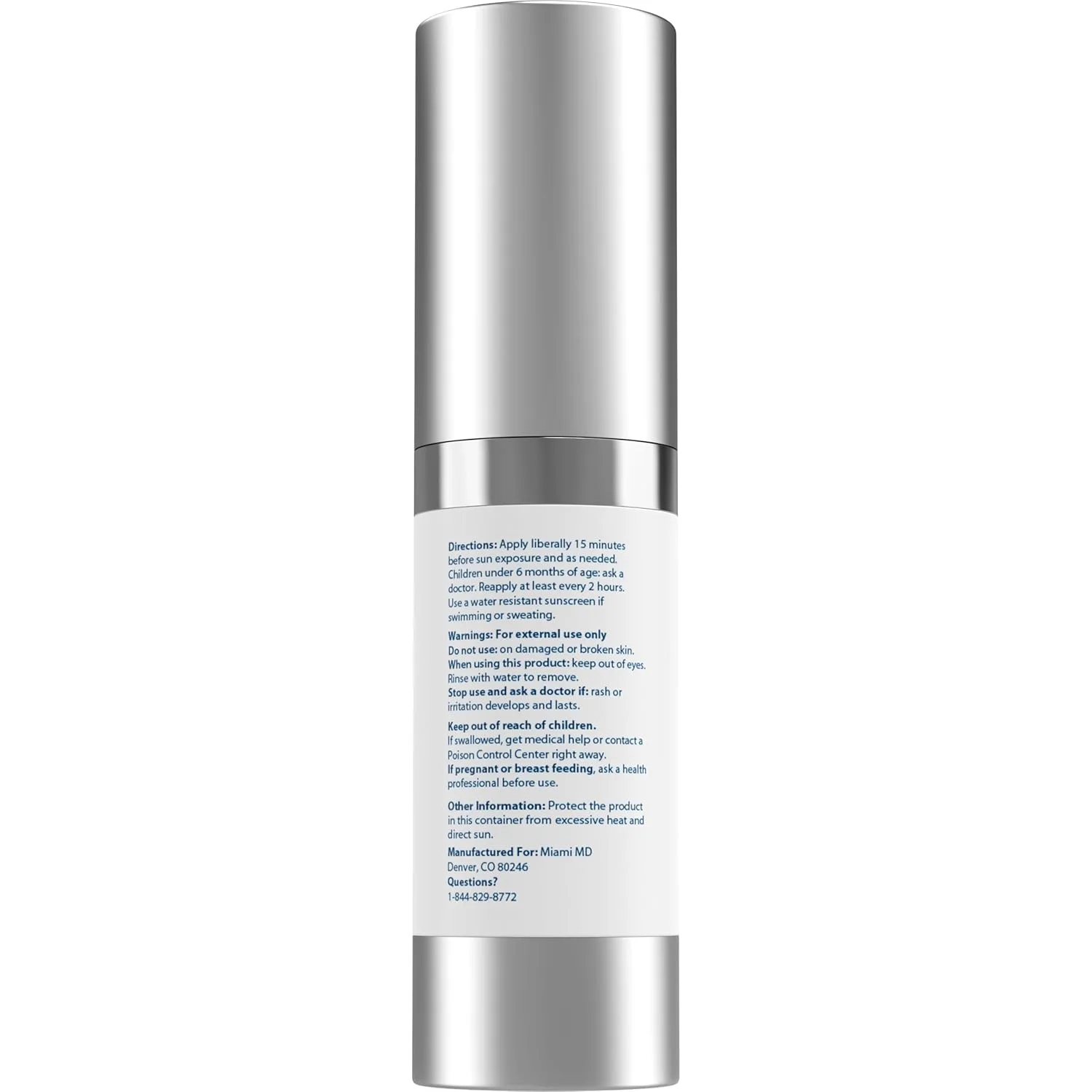 Sun Shield солнцезащитный крем для лица, 30 мл, SPF 40, с витамином C и алоэ вера, для всех типов кожи Miamimd — фото 2