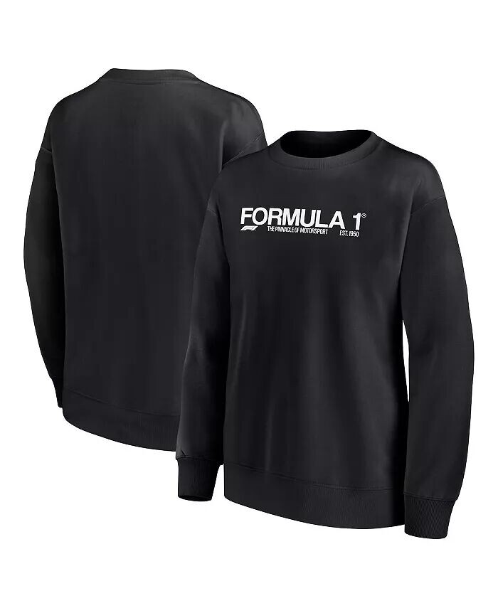 

Женский флисовый пуловер черного цвета с надписью Merchandise End Credits Formula 1, черный