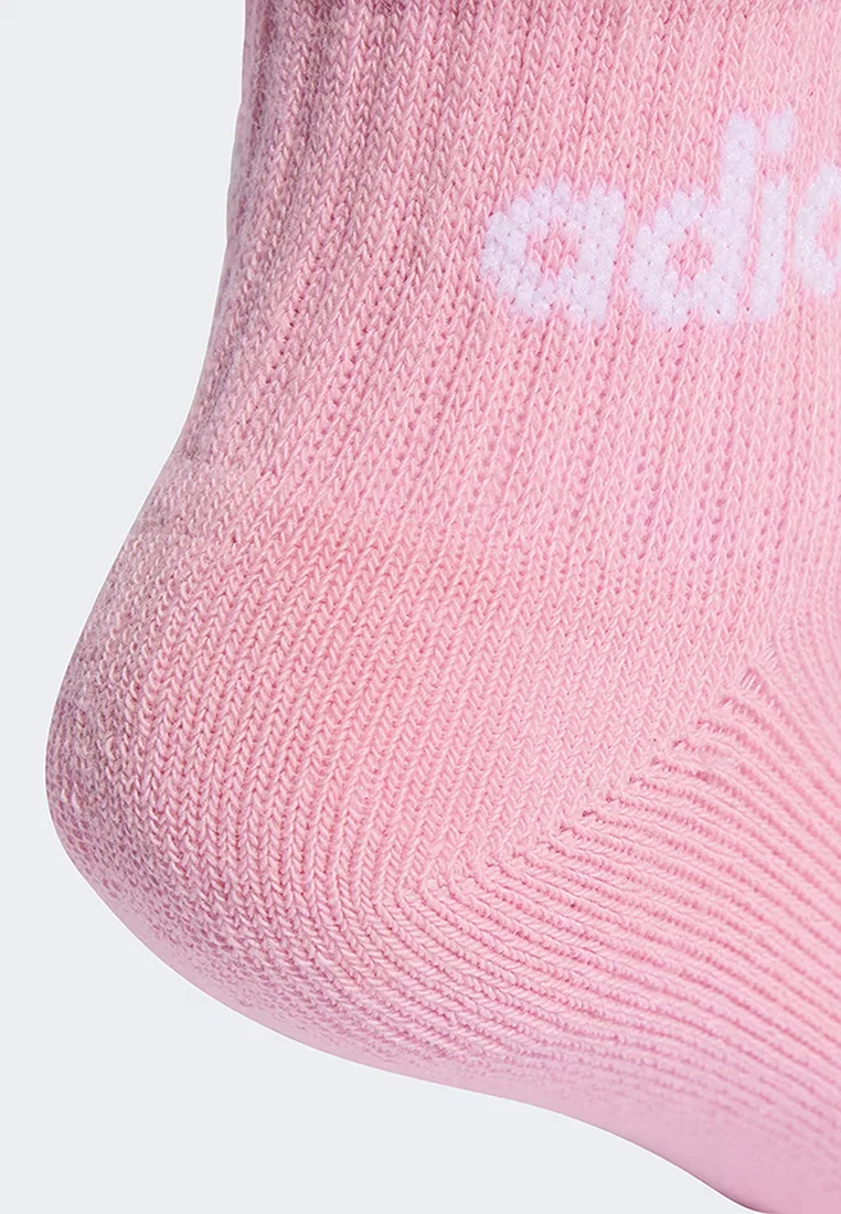 Носки детские, 5 пар, Linear Ankle Socks Adidas, розовый — фото 3