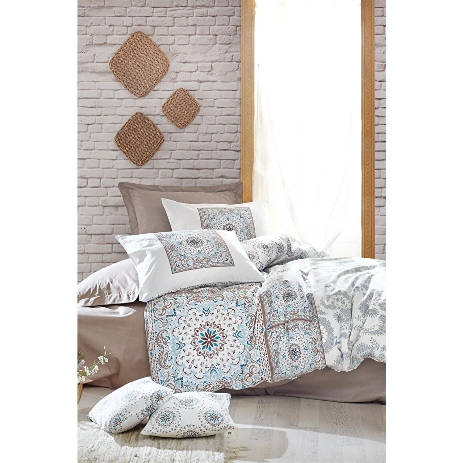 

Комплект постельного белья Cotton Box Bohemian Ranforce — Bianna Beige
