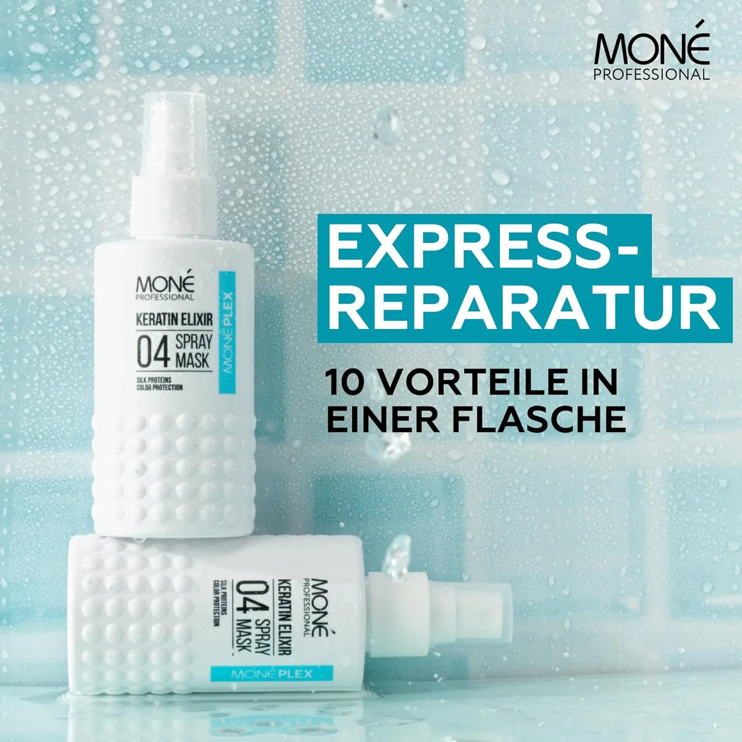 Набор для ухода за окрашенными волосами от MONÉ Professional Moné, Blue + White — фото 2