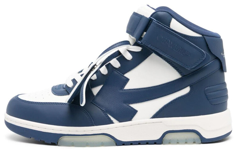 

Кроссовки Out Of Office средней высоты Off-White, синий/белый