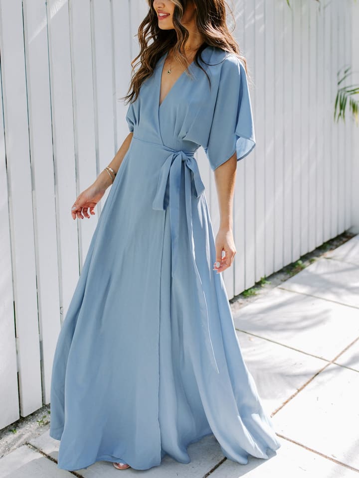 

Длинное платье LA Angels, светло-синий