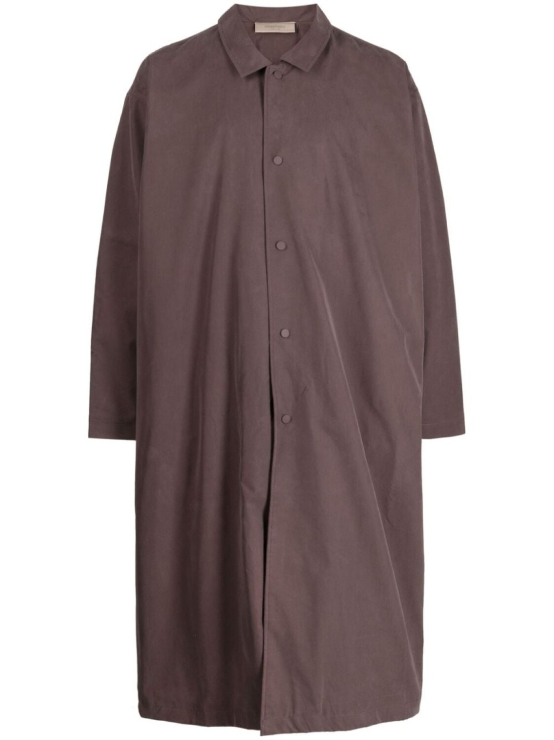 

FEAR OF GOD ESSENTIALS однобортное пальто, коричневый