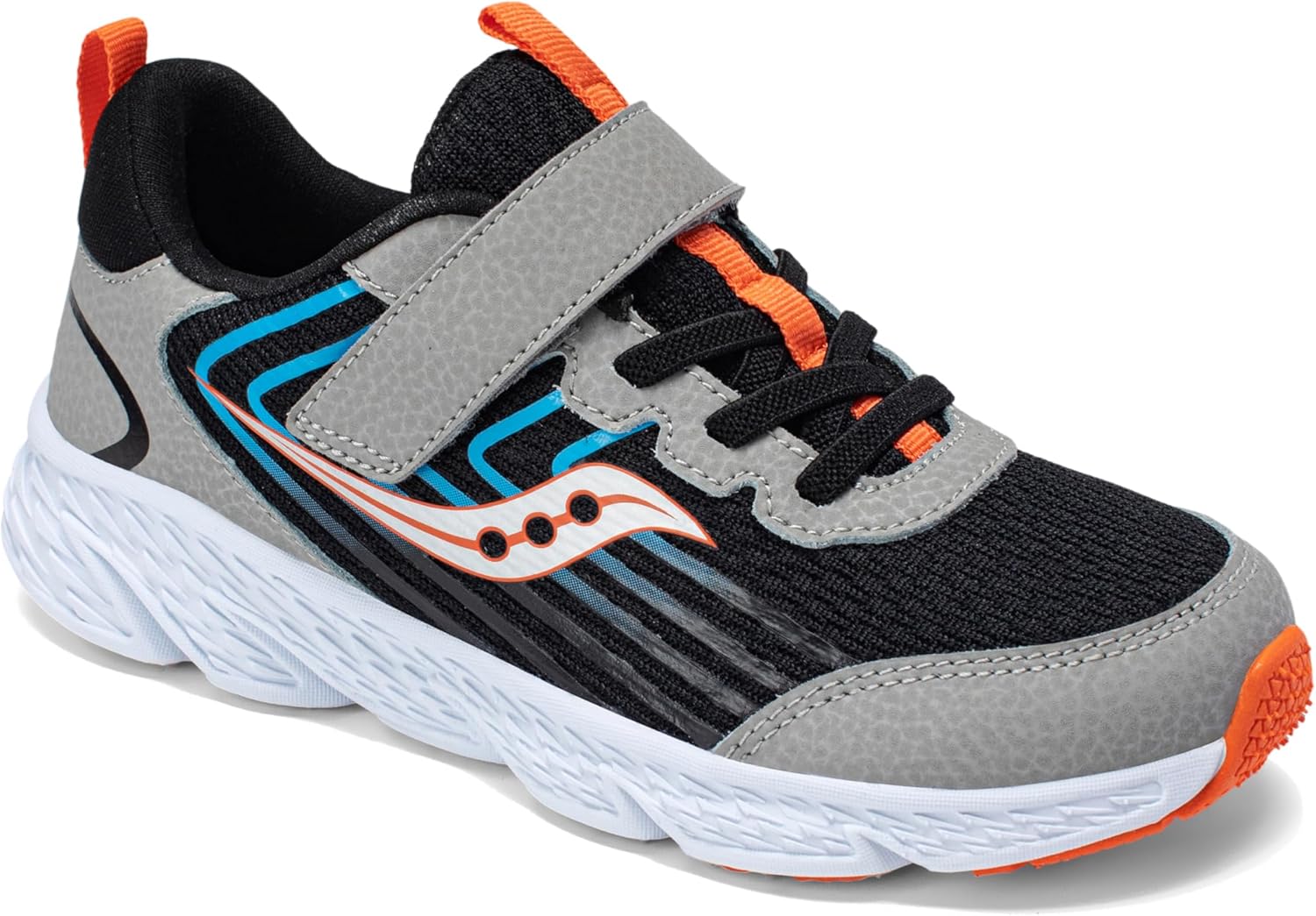 

Кроссовки Saucony Wind 3.0 с альтернативной застежкой, подходящие как для мужчин, так и для детей, черный/серый