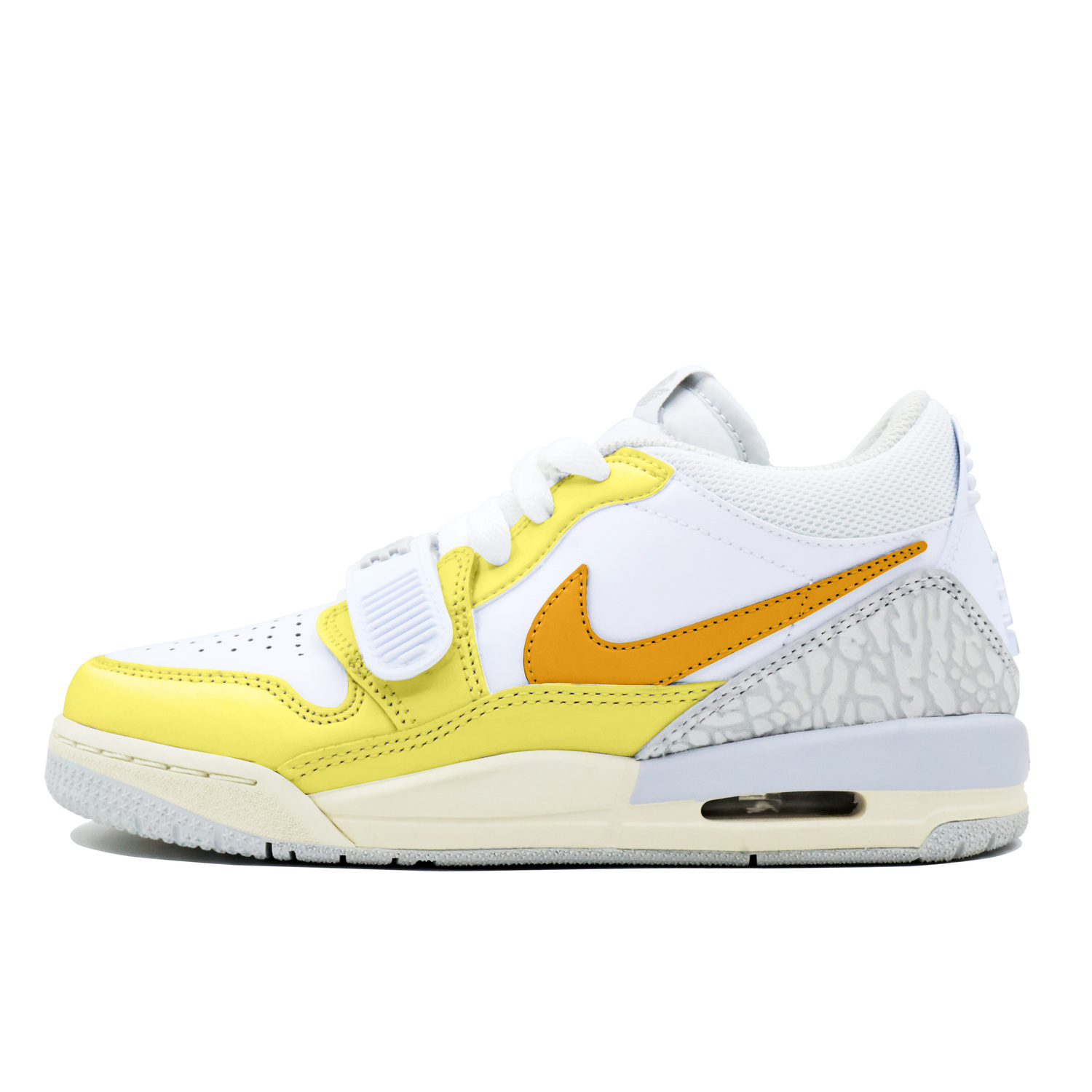 

Legacy 312 Противоскользящие Амортизирующие Низкие Детские Баскетбольные Кроссовки Белый Желтый Подростки Jordan