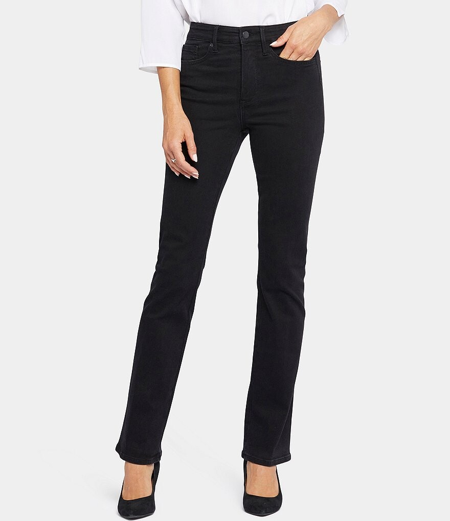 

Узкие джинсы Bootcut Petite Size Le Silhouette NYDJ, черный