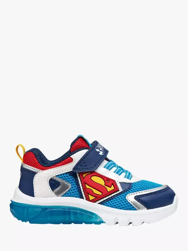 Детские кроссовки Ciberdron Marvel Superman, сине-красные Geox