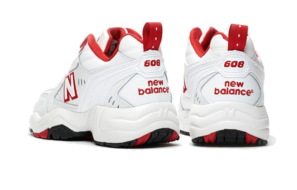 Кроссовки wx608 красные New Balance, белый — фото 4