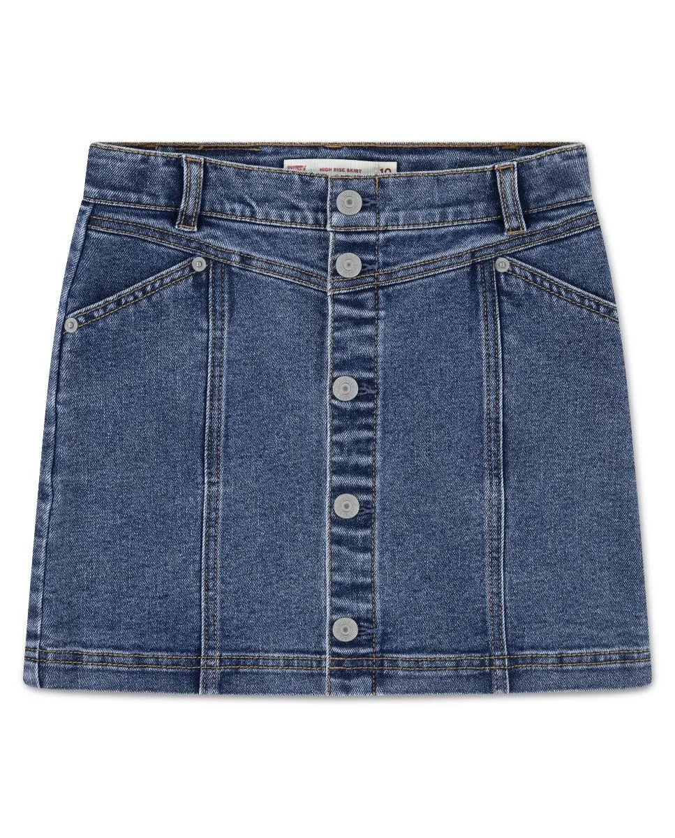 

Юбка на пуговицах спереди для девочек Levi's, синий