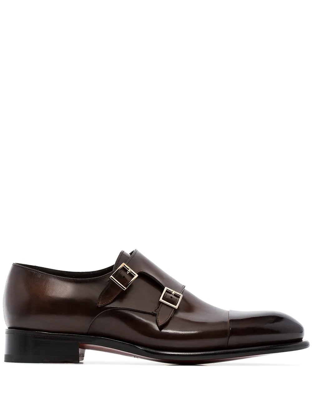 

Туфли монки Santoni, коричневый
